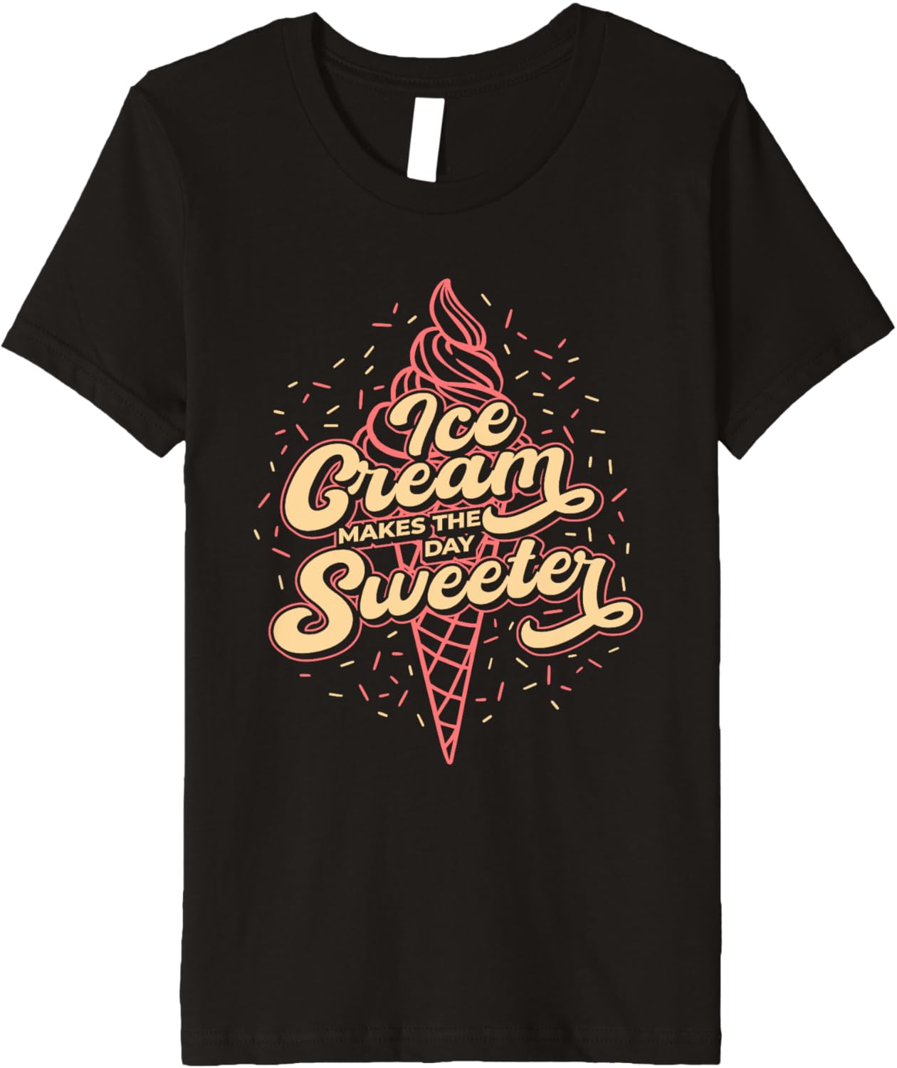 Ice Cream Makes The Day Sweeter Gelato Maker Lover Ice Cream Premium