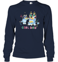Bluey Girl Dad Long Sleeve T Shirt
