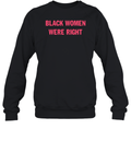 Black Women Were Right Sweatshirt