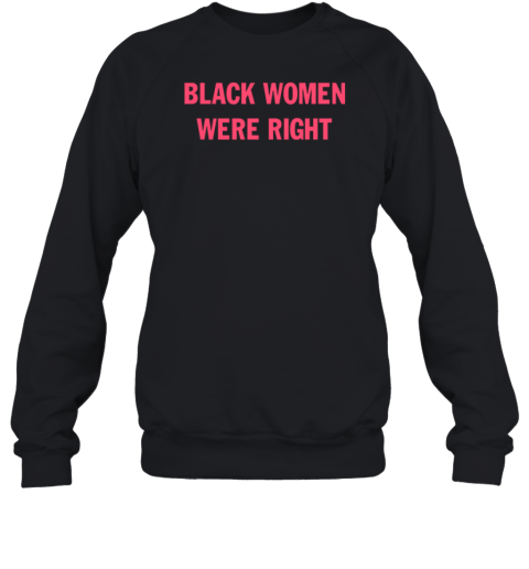 Black Women Were Right Sweatshirt