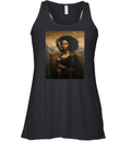 Black Mona Lisa African American Black History Month Racerback Tank