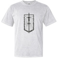 Even In Arcadia Damocles Crest Flag Dyed Heavyweight T Shirt