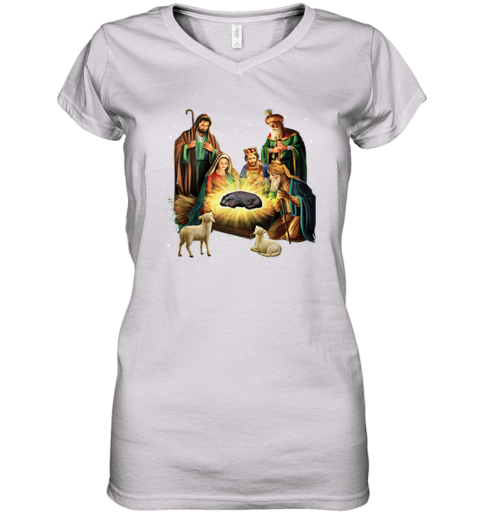 Christmas Miracle Moo Deng Women039S V Neck T Shirt