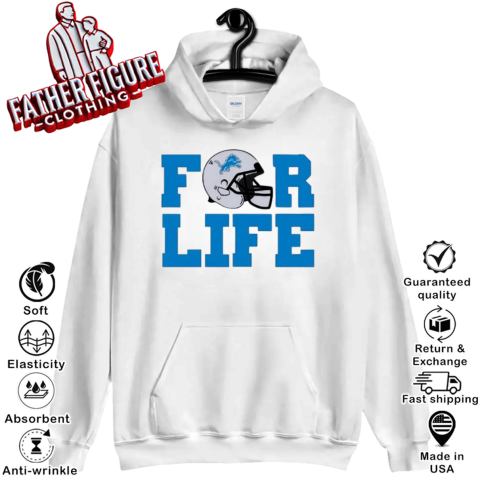 Detroit Lions For Life Nfl Hoodie