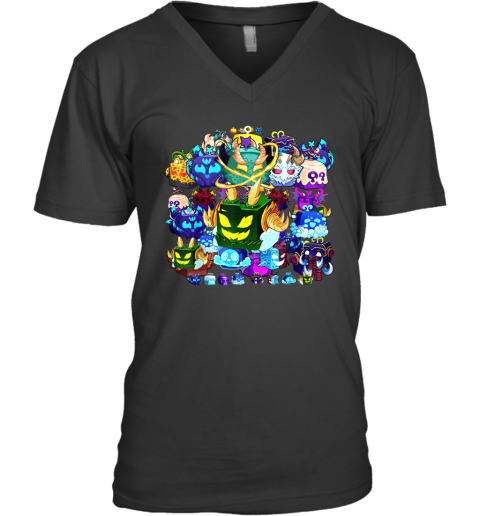 Blox Fruit Round Of Mythicales For Birthday V Neck T Shirt