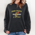 Akron Rubberducks Barberton Fried Chicken And Hot Rice Sweatshirt