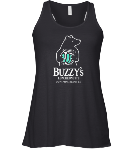 Colin Mochrie Buzzy039S Luncheonette Salt Spring Island Bc Racerback Tank