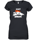 Denber Boncos Denver Broncos Parody Logo Women039S V Neck T Shirt