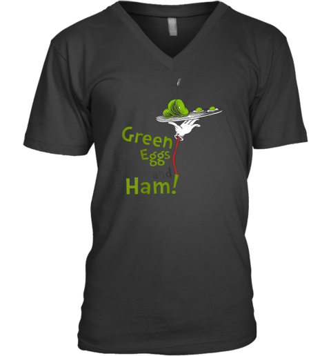 Dr Seuss Green Eggs And Ham V Neck T Shirt