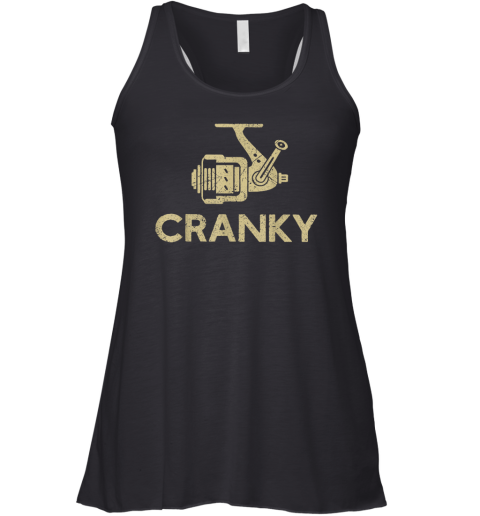 Crankbait Fishing Lure Cranky Funny Gift Ideas For Fishing Racerback Tank