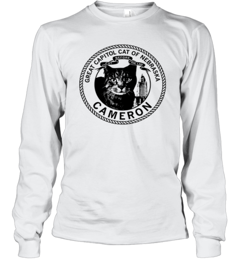 Cameron Great Capitol Cat Of Nebraska Long Sleeve T Shirt