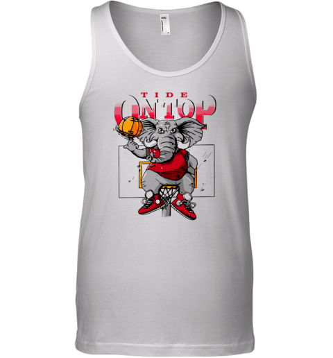 Alabama Crimson Tide The Elephant Basketball Tide On Top Alabama Tank Top