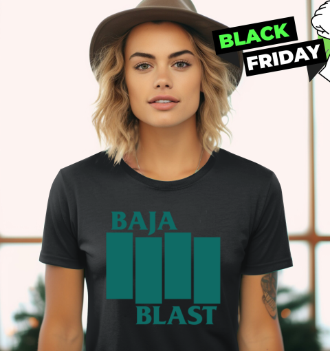Baja Blast Black Flag Women039S T Shirt