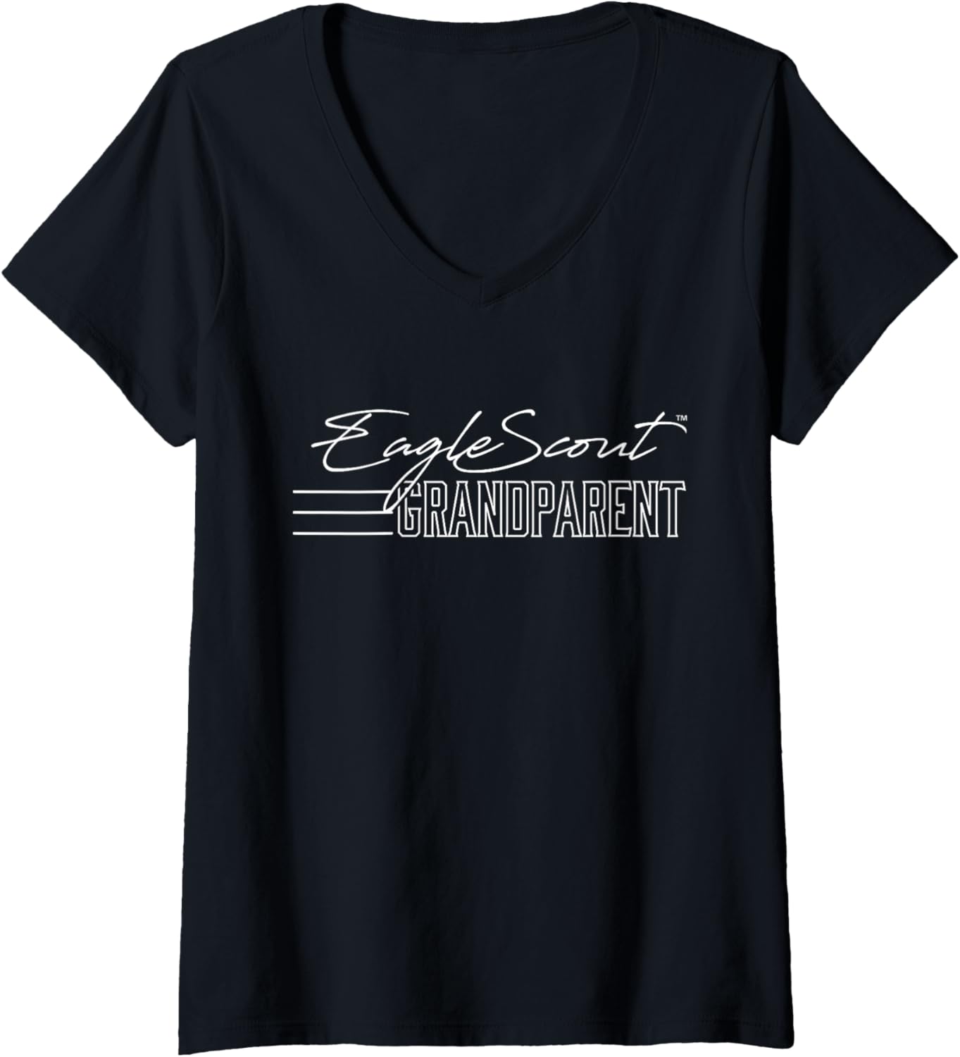 Womens Eagle Scout Grandparent V-Neck