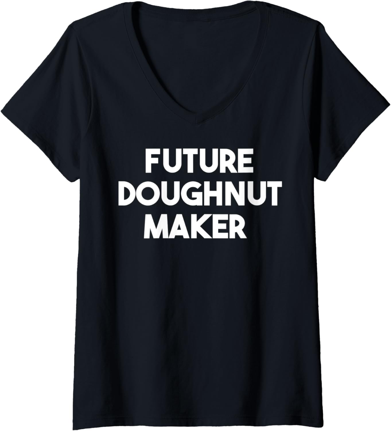 Womens Future Doughnut Maker V-Neck