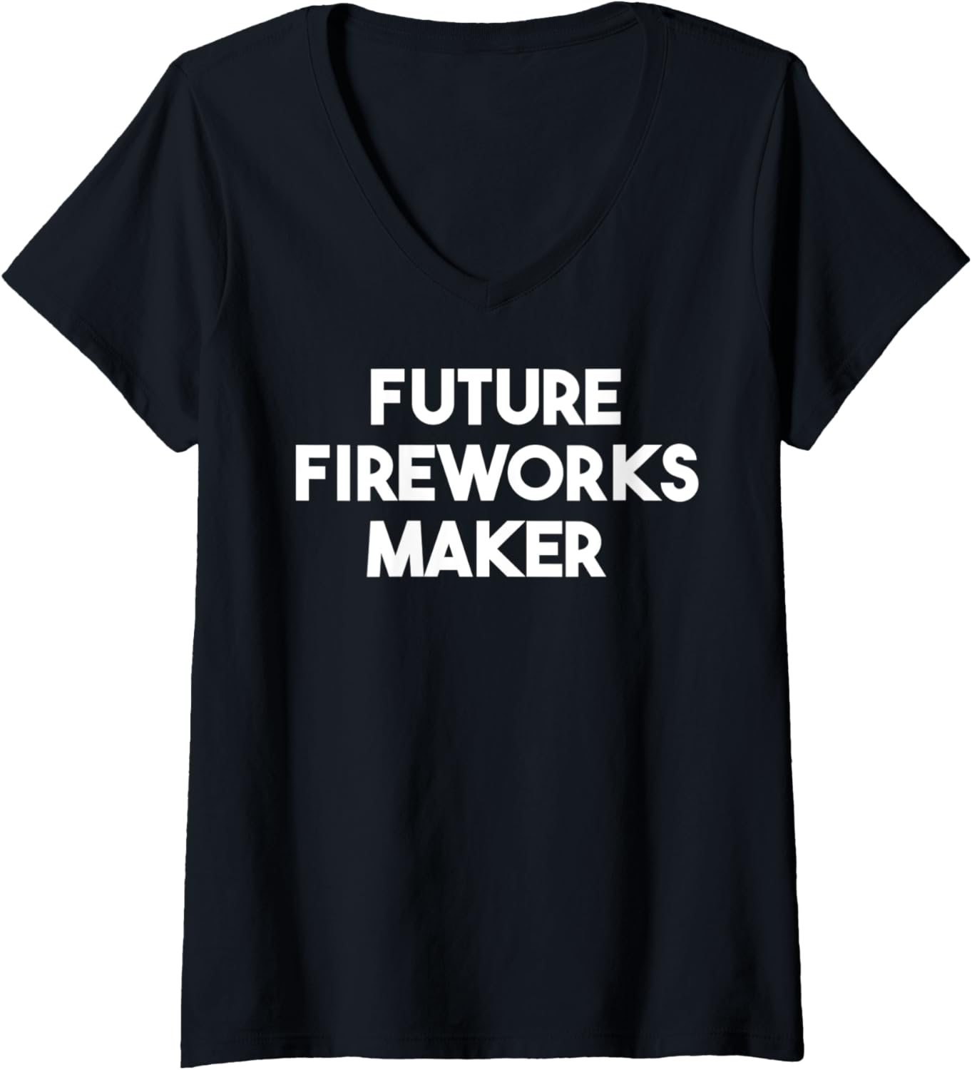 Womens Future Fireworks Maker V-Neck
