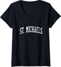 St. Michaels AZ Vintage Athletic Sports JS02 V-Neck