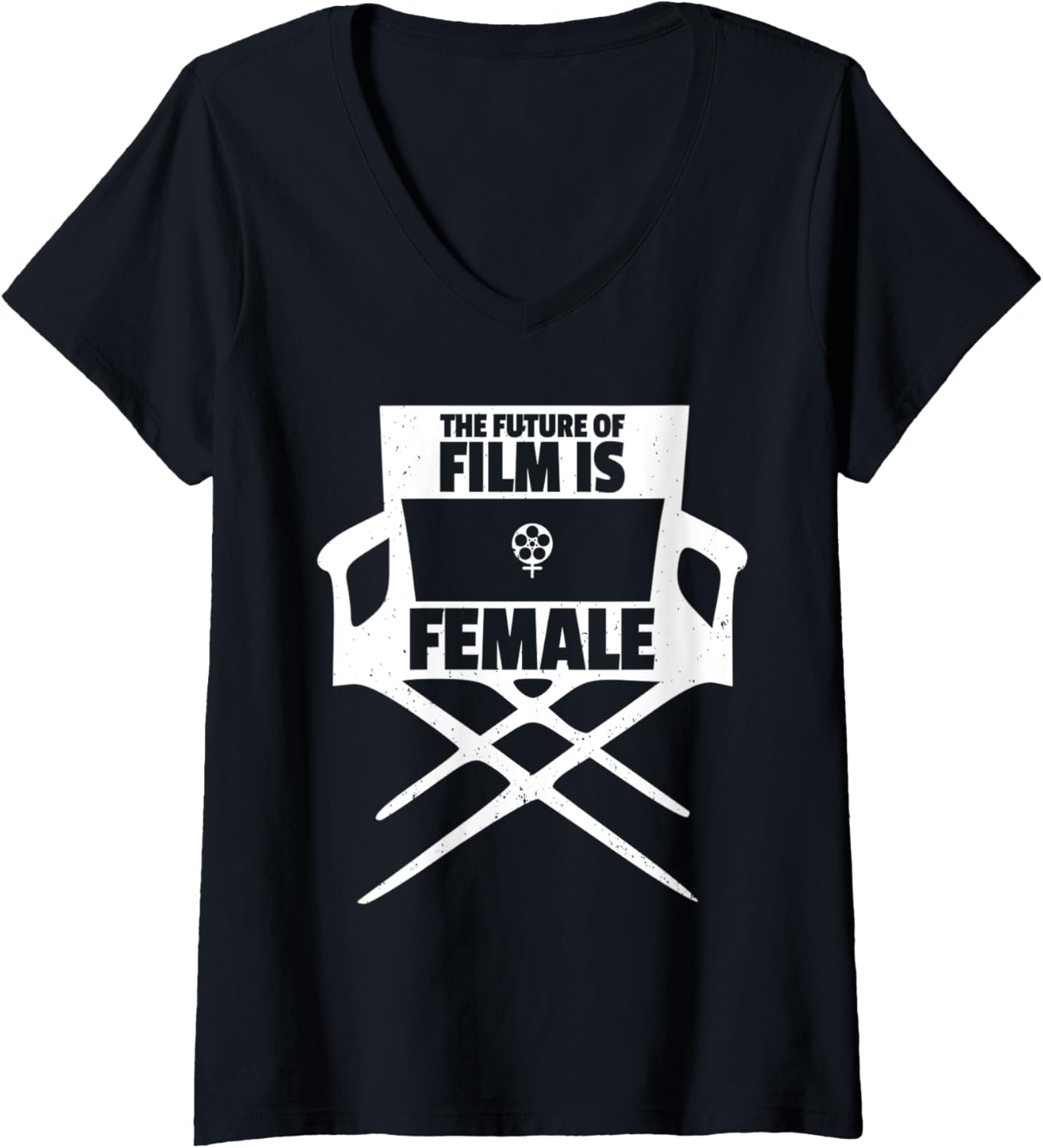 Womens The Future Of Film - Women Filmmakers - Female Film Director V-Neck