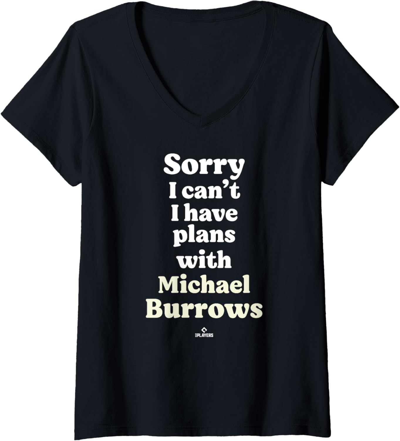 Womens Michael Burrows Prospect Baseball Fan Gear V-Neck
