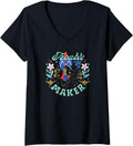Disney Princess Aladdin Jasmine and Jafar Trouble Maker V-Neck