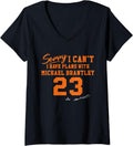 Sorry I Can't I Have Plans with Michael Brantley Houston V-Neck