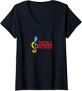 Womens Treble Maker Funny Musician V-Neck
