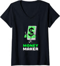 Womens Money Maker V-Neck