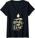 Womens Master of wax for a Candle Makers Candle Making Candles V-Neck