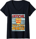 Officially French Fries Maker Cooking Chef V-Neck