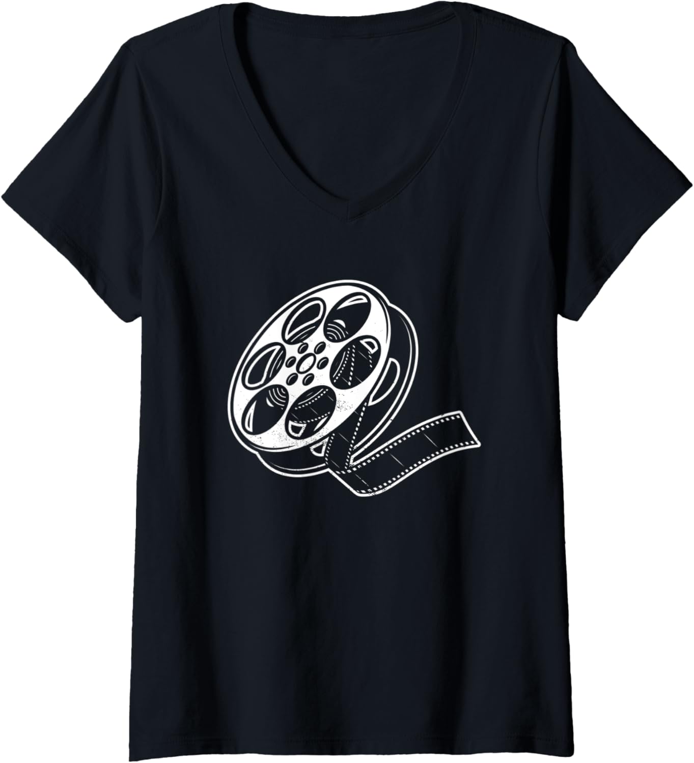 Womens Movie Film Roll Filmmaker Movie Maker Film Director V-Neck