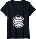 Womens Happiness Is Watching Michael Conforto Baseball Player V-Neck