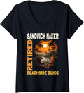 Retired Sandwich Maker - Funny Retirement V-Neck