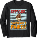 Officially Chocolates Maker Cooking Chef Long Sleeve