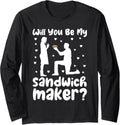The Couple And The Grilled Cheese Sandwich - Sandwich Maker Long Sleeve