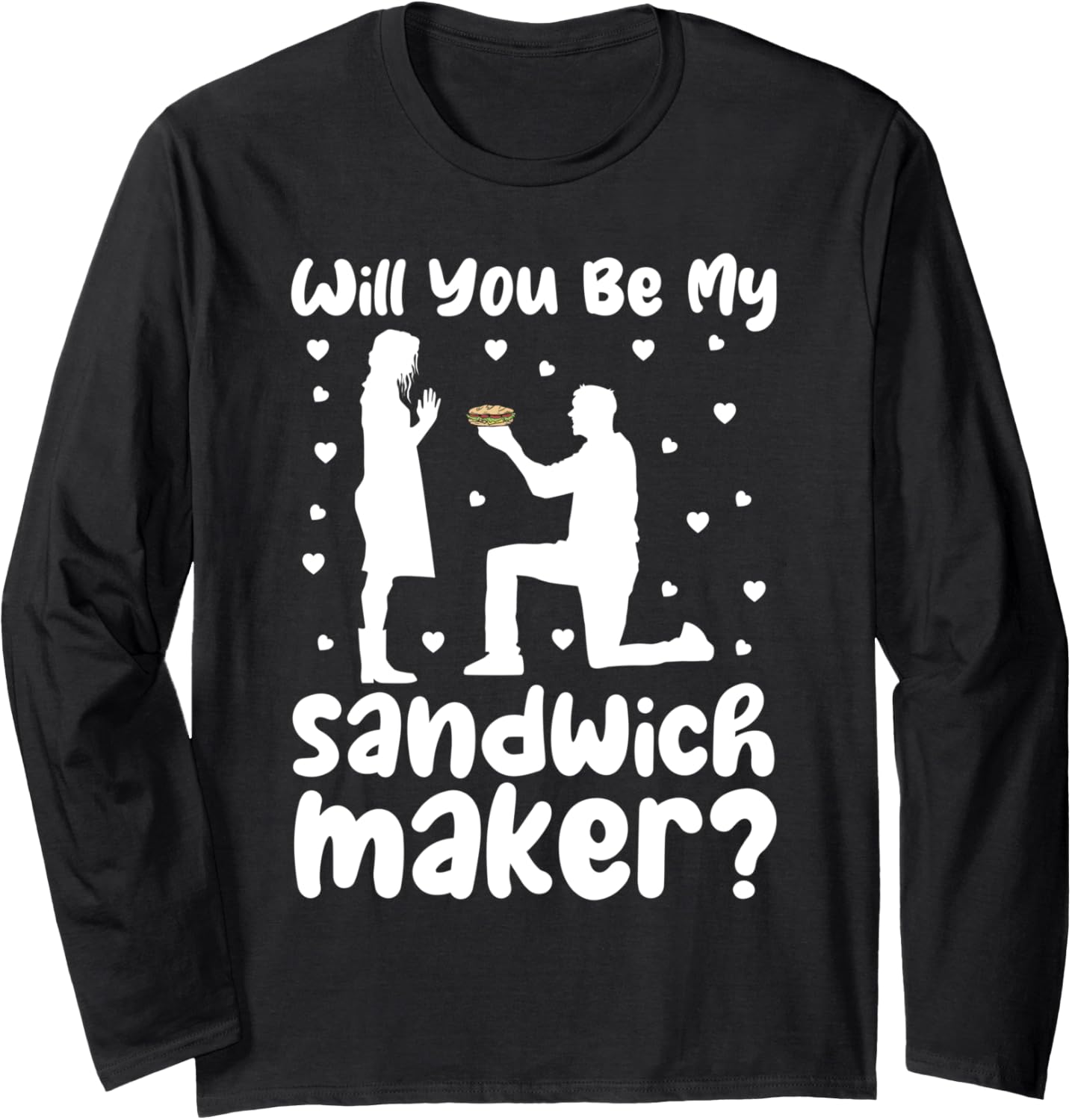 The Couple And The Grilled Cheese Sandwich - Sandwich Maker Long Sleeve