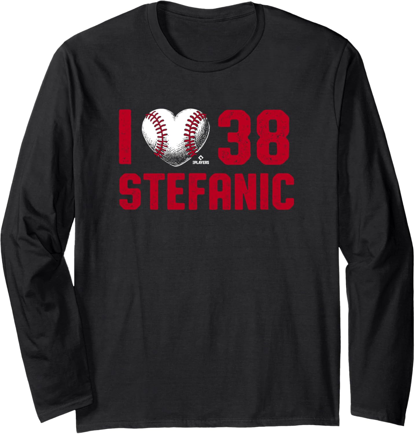 I Heart Baseball Michael Stefanic Los Angeles Baseball MLBPA Long Sleeve