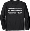 This Is My Shirt for Michael Massey Kansas City Baseball Long Sleeve