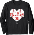 Baseball Heart Michael Fulmer Chicago MLBPA Long Sleeve
