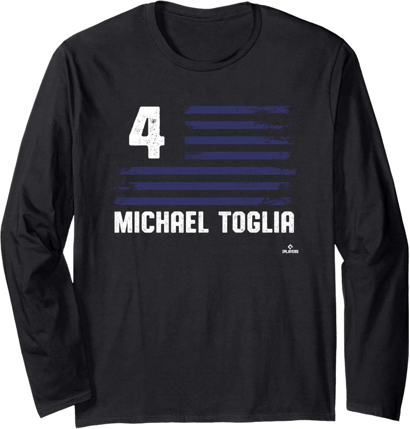 Flag Stripes Michael Toglia Colorado Baseball MLBPA Long Sleeve
