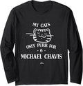 Cat Lovers for Michael Chavis Washington MLBPA Long Sleeve