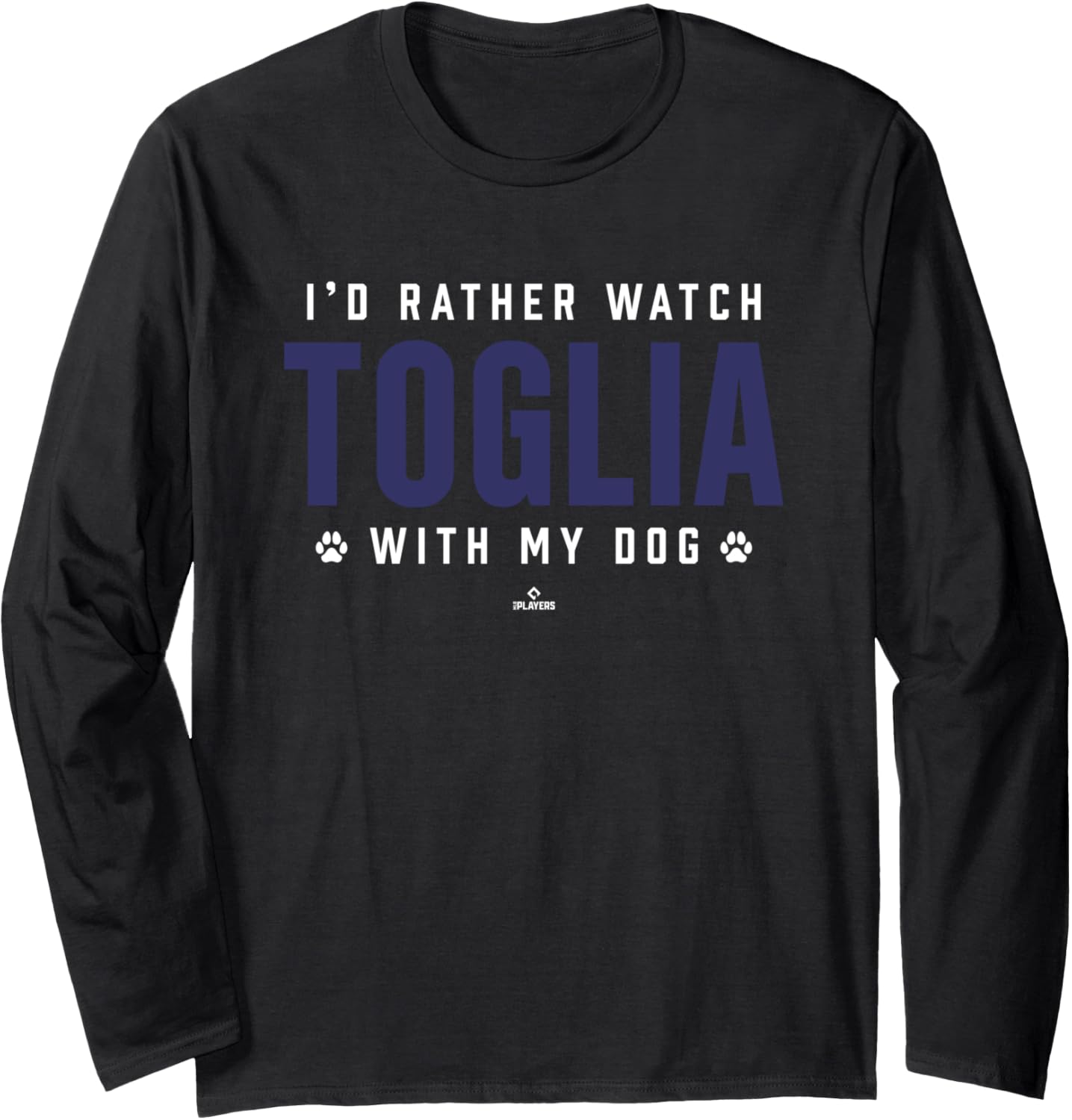 With My Dog Michael Toglia Colorado Baseball MLBPA Long Sleeve