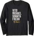 The Godfather - Vito, Michael, Sonny, & Fred Long Sleeve
