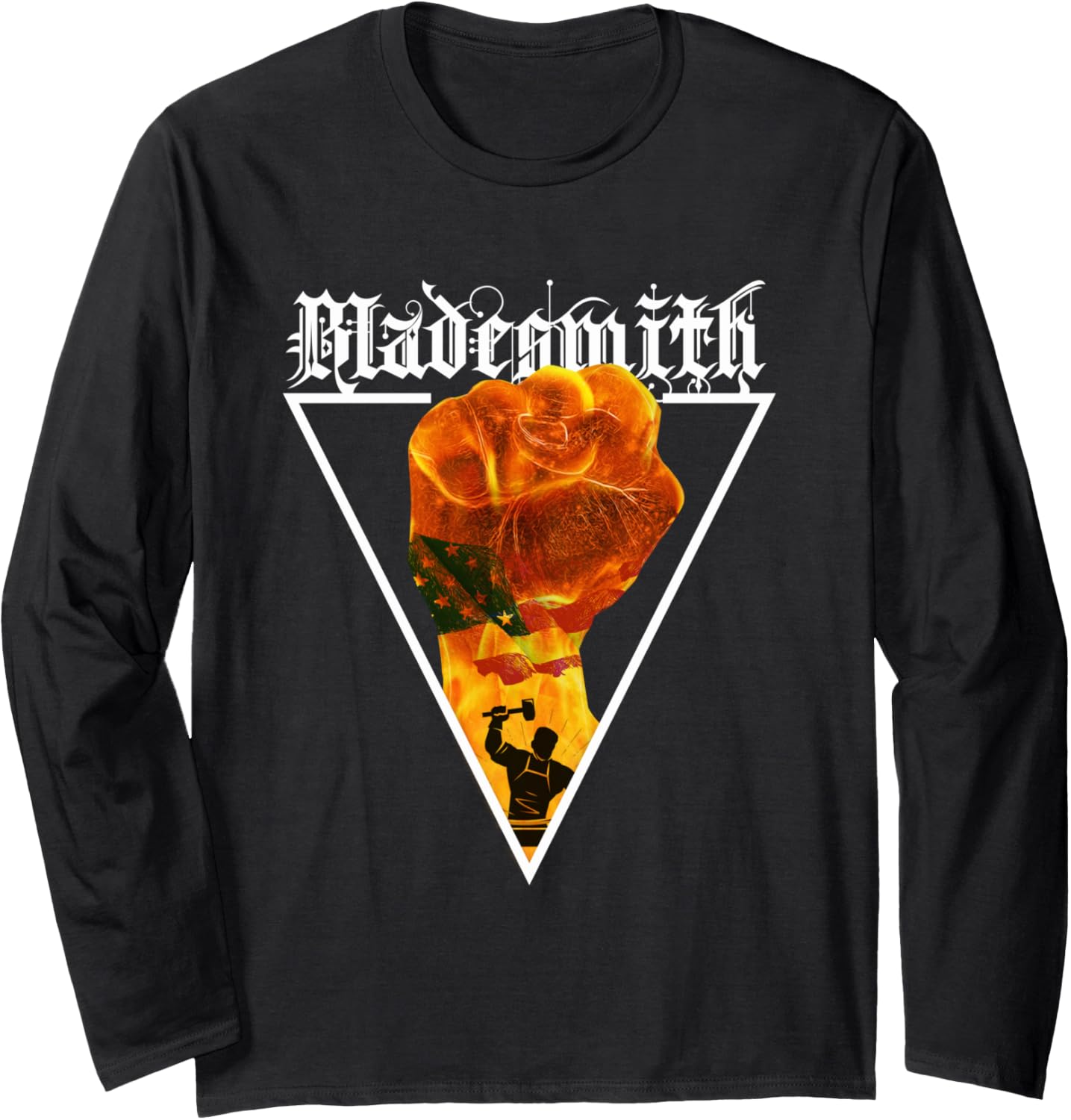 Patriotic Knife Maker Bladesmith Long Sleeve