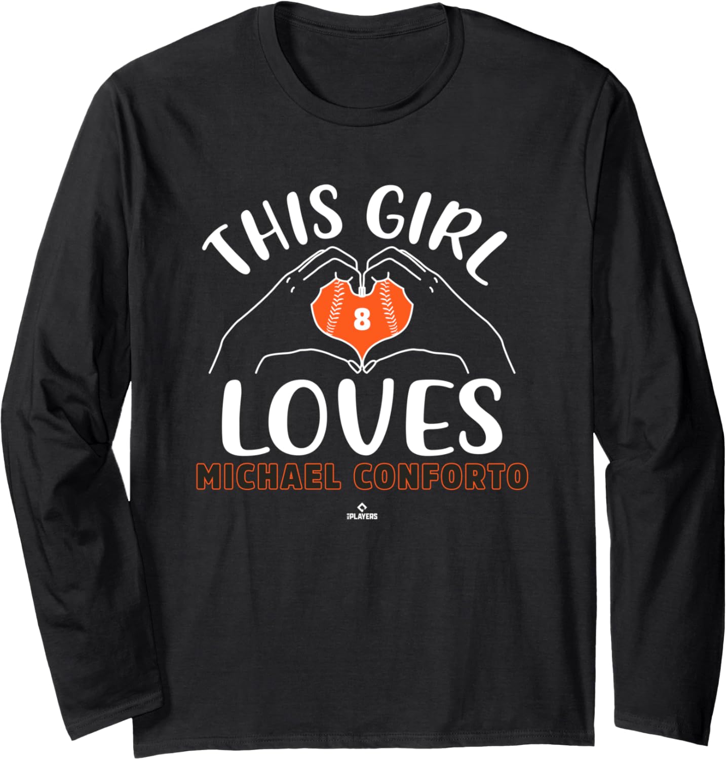 This Girl Loves Michael Conforto San Francisco MLBPA Long Sleeve
