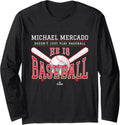 He is Baseball Michael Mercado Philadelphia Baseball MLBPA Long Sleeve