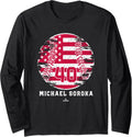 Vintage Baseball Flag Michael Soroka Atlanta MLBPA Long Sleeve