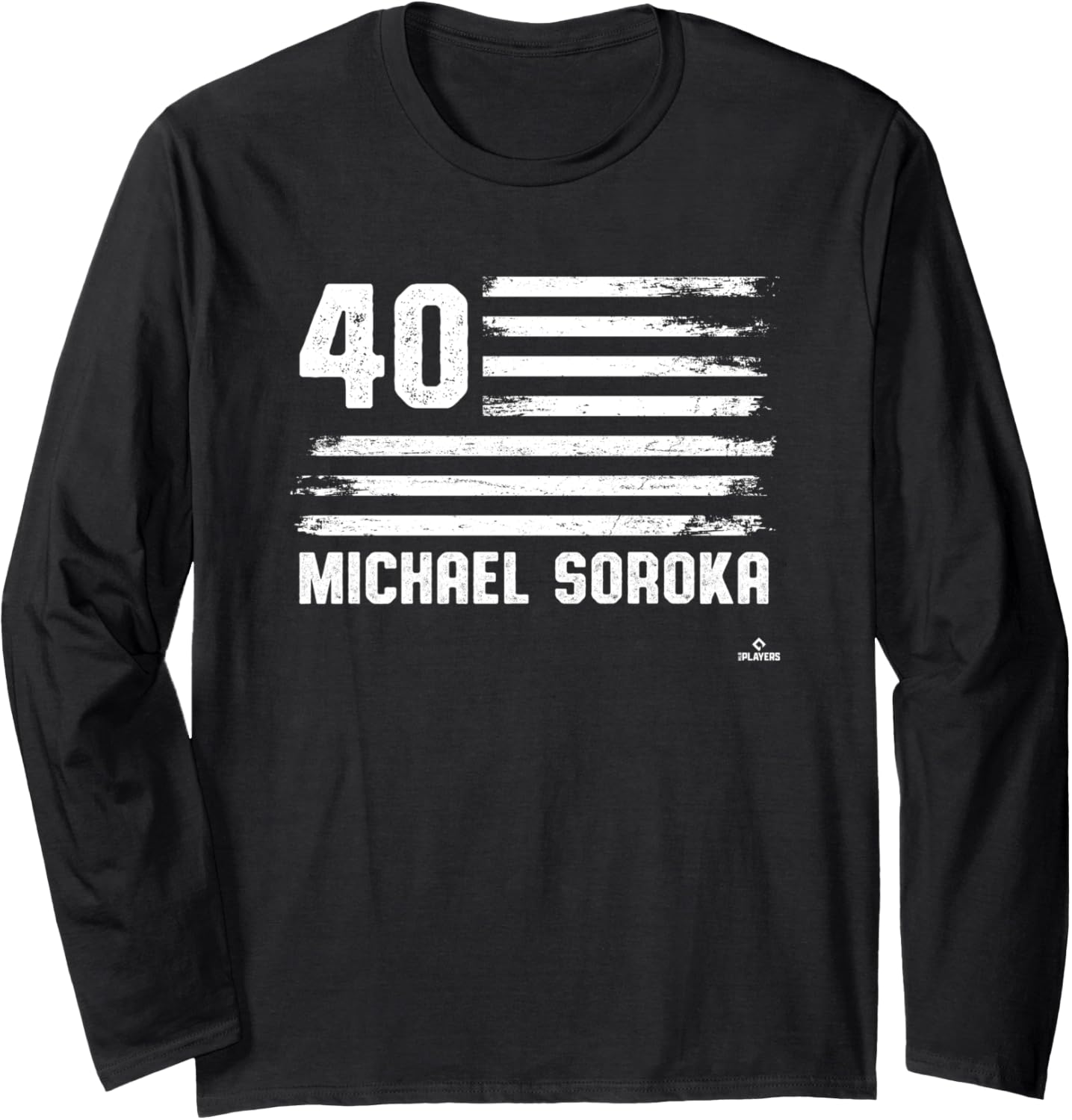 Flag Stripes Michael Soroka Chicago Baseball MLBPA Long Sleeve