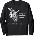 Never Go Out Without Your Wingman Saint Michael Long Sleeve