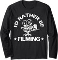 Movie Director Camera Film Maker Producer Filmmaker Long Sleeve