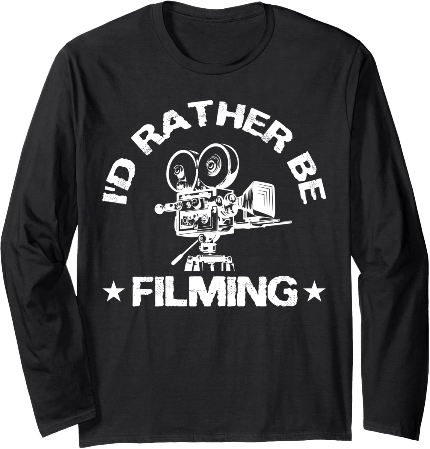 Movie Director Camera Film Maker Producer Filmmaker Long Sleeve